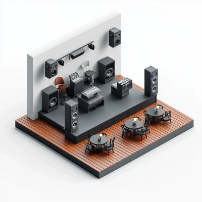 Isometric 3D Stage Model
