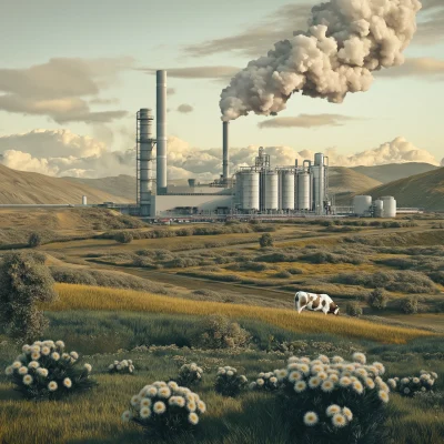 Modern Plant in Nature