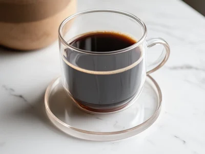 Acrylic Coaster Under Coffee Mug