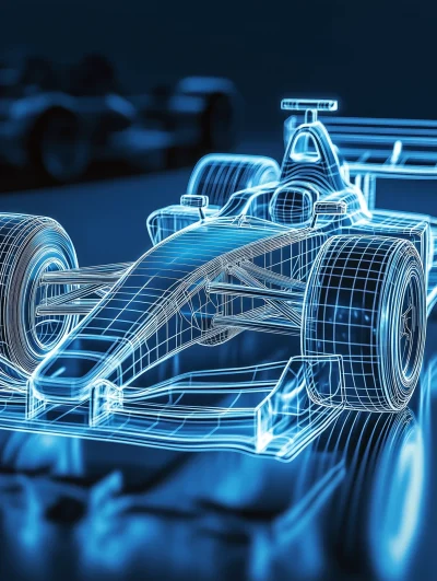 Futuristic Formula One Car