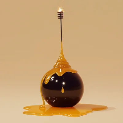 Golden Honey Drip