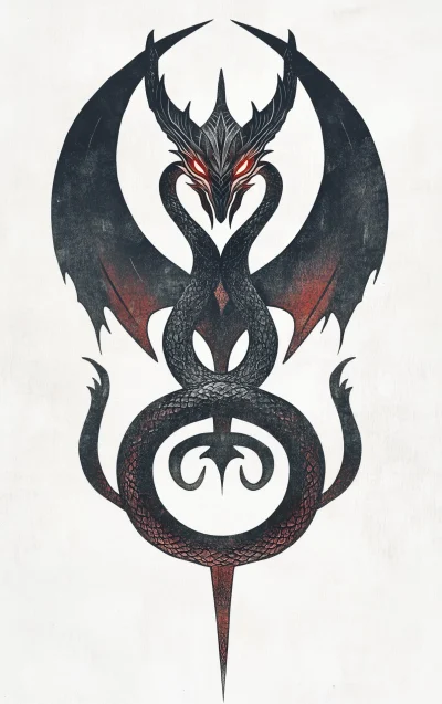 Primordial Goddess Tiamat Symbol