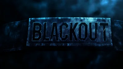 BLACKOUT Wrestling Show Banner