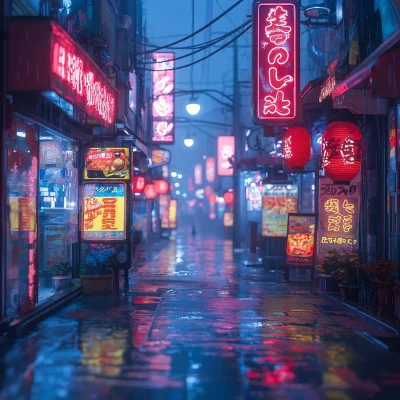 Neon Lights in Tokyo