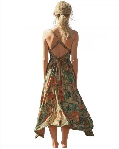 Blonde Girl in Sundress