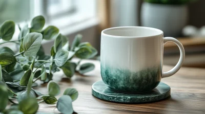 Minimalist Mug and Coaster