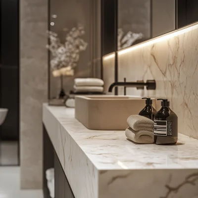 Modern Bathroom Scene