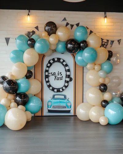 Birthday Balloon Garland