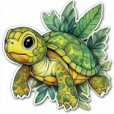 Cute Turtle Sticker