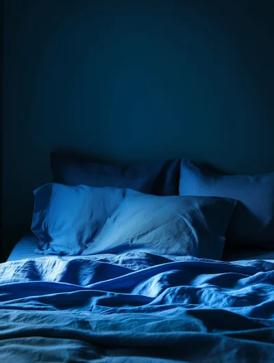 Cozy Blue Bedroom