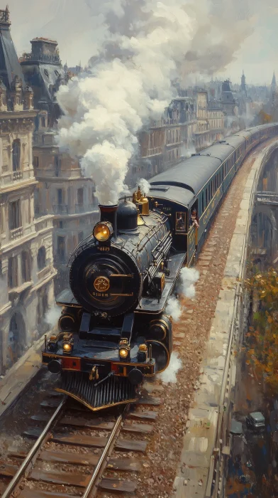 Departure of the Orient Express