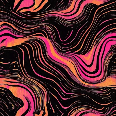 Neon Swirls and Stripes