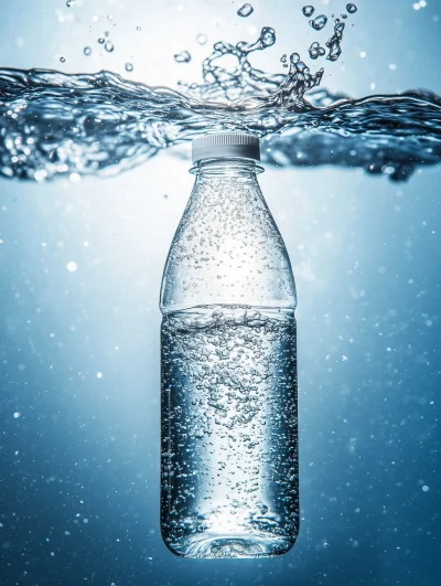 Beverage Bottle Splash