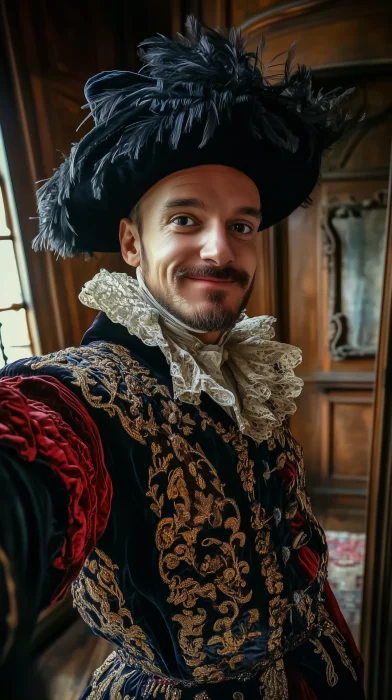 Renaissance Nobleman Selfie