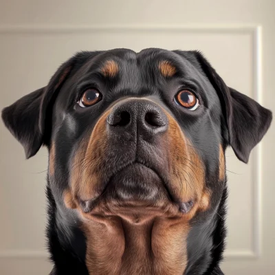 Pleading Rottweiler