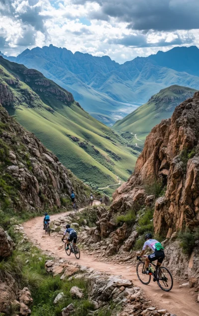 Cyclists at the Overlook