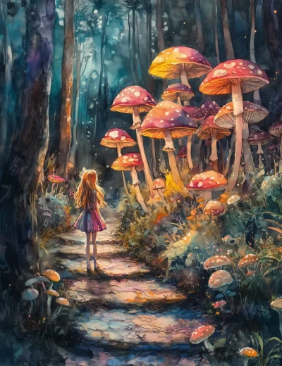 Fairytale Pastel Forest