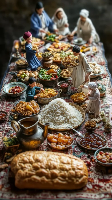 Elaborate Ramadan Feast