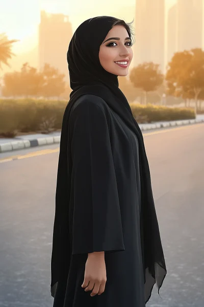 Emirati Woman in Abaya