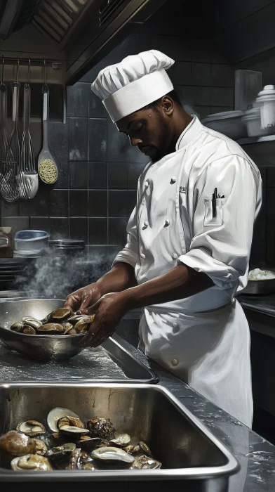 Dedicated Chef at Work