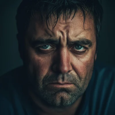 Funny Frontal Photo of an Average Looking Person