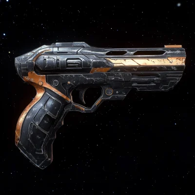 Space Bounty Hunter’s Legendary Pistol