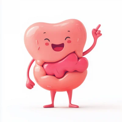 Happy Gut Character