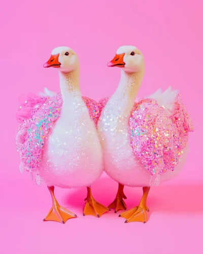 Surreal Geese