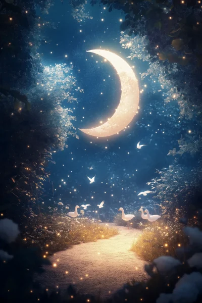 Fantasy Children’s Room at Night