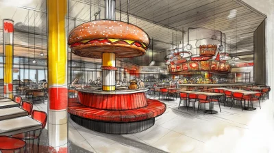 Indoor Sit Concept Sketch