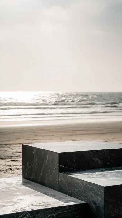 Empty Podium at Beach