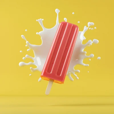 Strawberry Popsicle Splash