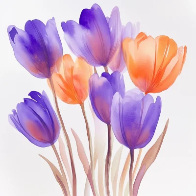 Expressive Tulip Flowers