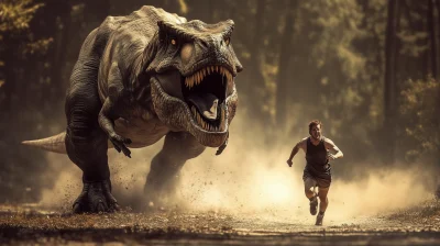 Running with the T. Rex