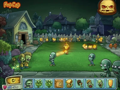 Plants vs. Zombies Game Screen