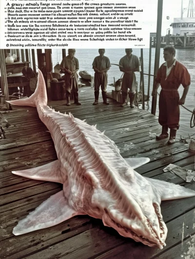 Surveillance of Fishermen with Shark Carcass