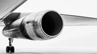 Airplane Exhaust Contrast