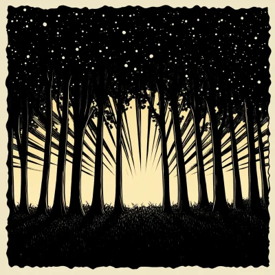 Woodland Grove Illustration