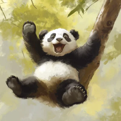 Clumsy Giant Panda