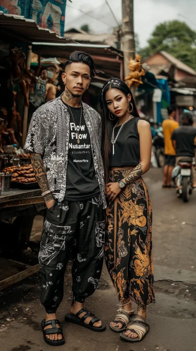Indonesian Rapper Couple
