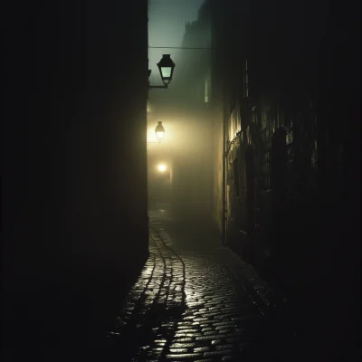 Foggy Alleyway