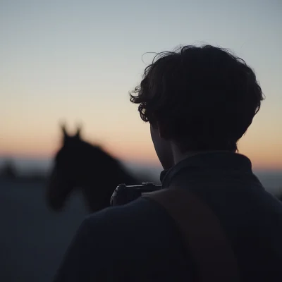 Dusk Horse Riding