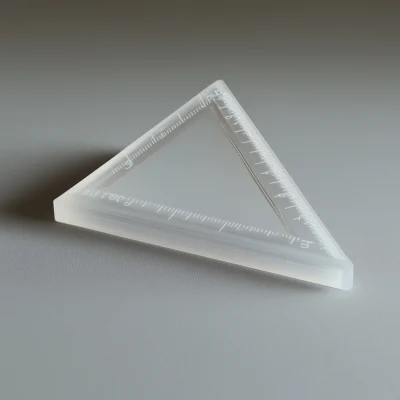 Transparent Triangle Ruler