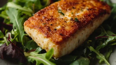 Crispy Almond Crusted Fish Fillet