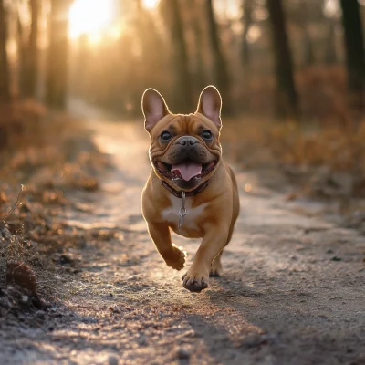 Happy Ginger Bulldog