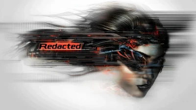 Redacted Typographical Poster