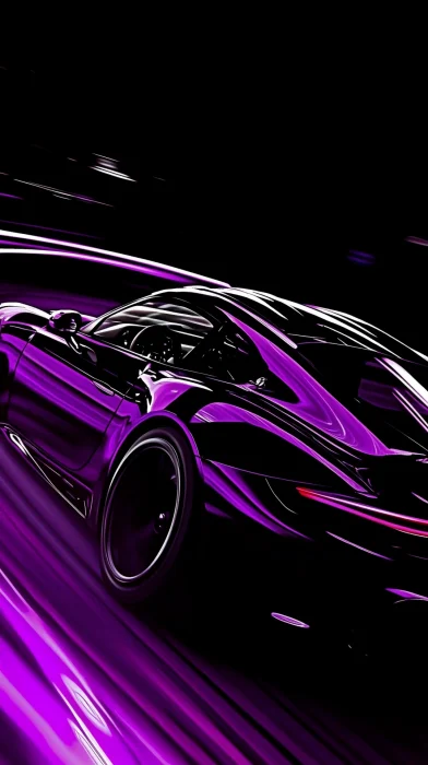 Purple Race Car