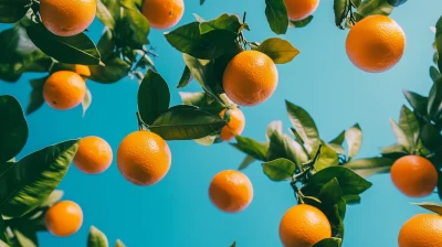 Oranges and Leaves in Motion