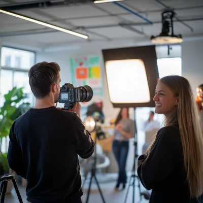 Dynamic Office Branding Shoot