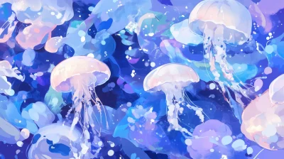 Jellyfish Anime Illustration